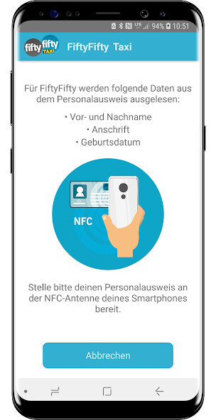 Emulate iPhone app FiftyFifty-Taxi using MyAndroid Emulate iPhone app FiftyFifty-Taxi using MyAndroid