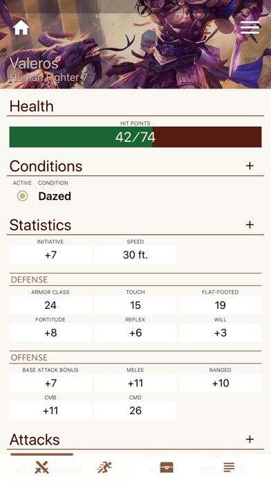 Emulate iPhone app Fight Club PFRPG/3.5 Edition using MyAndroid