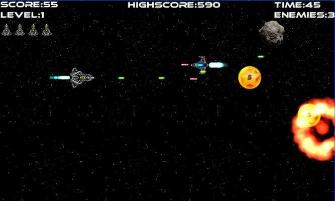 Emulate Android APK Fighter Space:Galaxy invaders