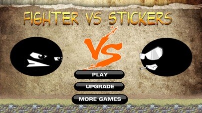 Emulate iPhone app Fighter vs Stickers :Stickman using MyAndroid