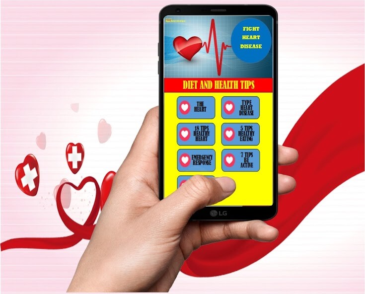 Run android online APK Fight Heart Disease - Diet and Health Tips from MyAndroid or emulate Fight Heart Disease - Diet and Health Tips using MyAndroid