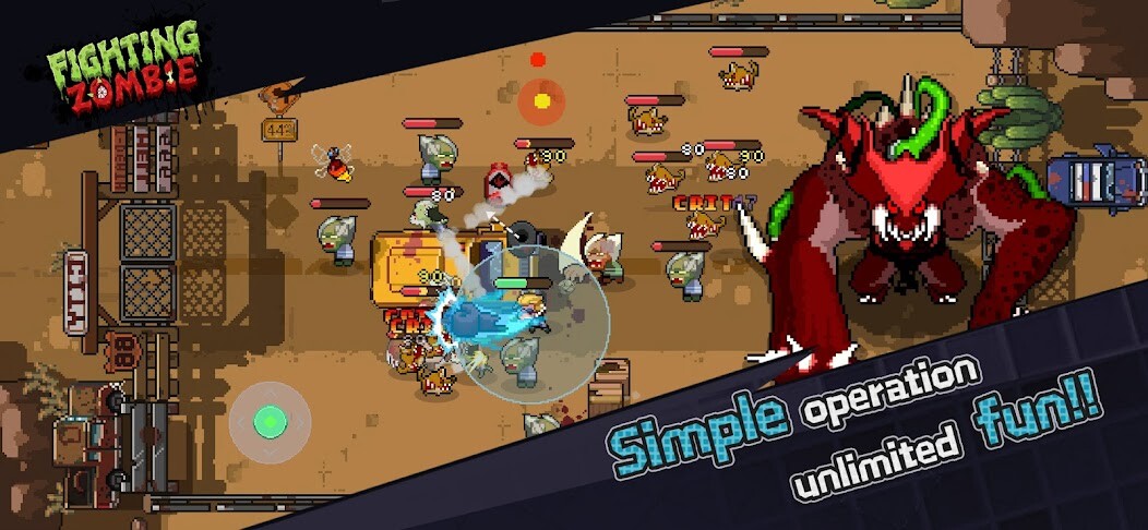 Run android online APK Fighting Zombie-Pixel from MyAndroid or emulate Fighting Zombie-Pixel using MyAndroid