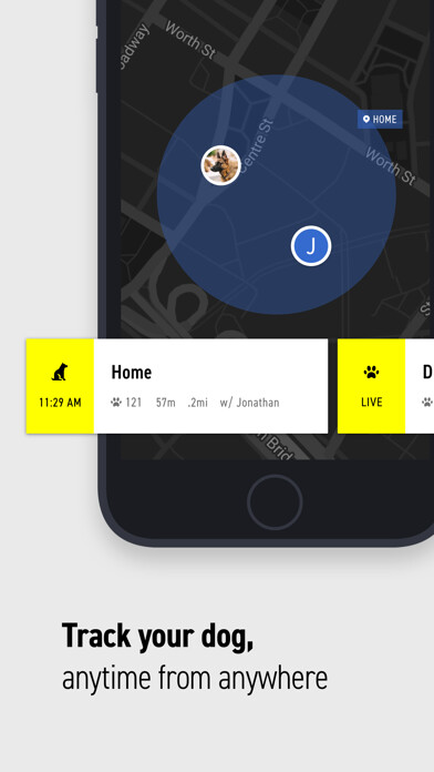 Emulate iPhone app Fi - GPS Dog Tracker using MyAndroid Emulate iPhone app Fi - GPS Dog Tracker using MyAndroid