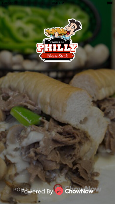 Emulate iPhone app Figueroa Philly Cheese Steak using MyAndroid