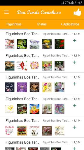 Run android online APK Figurinhas Boa Tarde Carinhoso - WAStickerApps from MyAndroid or emulate Figurinhas Boa Tarde Carinhoso - WAStickerApps using MyAndroid