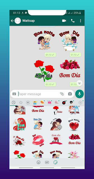 Run android online APK Figurinhas Bom Dia Boa Tarde e Boa Noite from MyAndroid or emulate Figurinhas Bom Dia Boa Tarde e Boa Noite using MyAndroid
