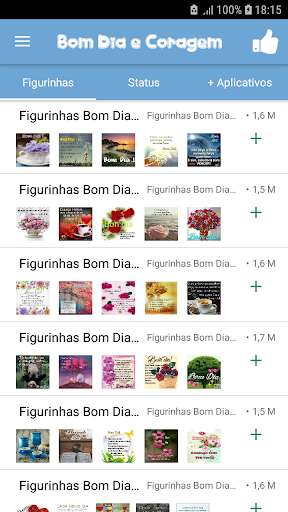 Run android online APK Figurinhas Bom Dia e Coragem - WAStickerApps from MyAndroid or emulate Figurinhas Bom Dia e Coragem - WAStickerApps using MyAndroid