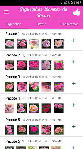Run android online APK Figurinhas Bonitas de Rosas - WAStickerApps from MyAndroid or emulate Figurinhas Bonitas de Rosas - WAStickerApps using MyAndroid