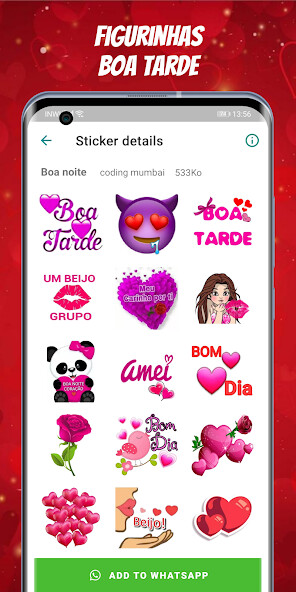 Run android online APK Figurinhas Bonitinhas WH from MyAndroid or emulate Figurinhas Bonitinhas WH using MyAndroid