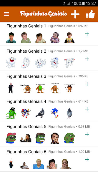 Run android online APK Figurinhas Geniais - WAStickerApps from MyAndroid or emulate Figurinhas Geniais - WAStickerApps using MyAndroid