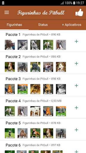 Run android online APK Figurinhas meu Pitbull - WAStickerApps from MyAndroid or emulate Figurinhas meu Pitbull - WAStickerApps using MyAndroid