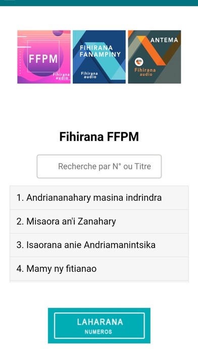 Emulate iPhone app Fihirana audio using MyAndroid Emulate iPhone app Fihirana audio using MyAndroid