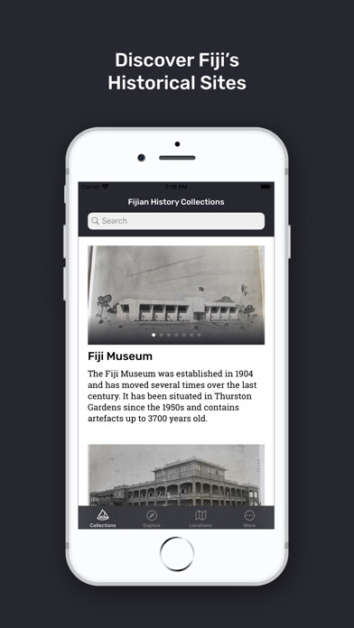 Emulate iPhone app Fijian History using MyAndroid Emulate iPhone app Fijian History using MyAndroid