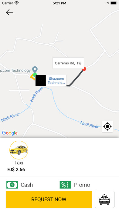 Run android online APK FIJI CABS from MyAndroid or emulate FIJI CABS using MyAndroid