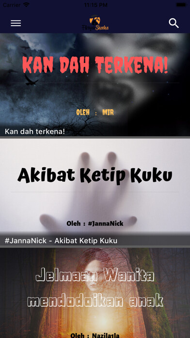 Emulate iPhone app Fiksyen Shasha using MyAndroid Emulate iPhone app Fiksyen Shasha using MyAndroid