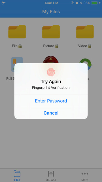 Emulate iPhone app File Box - My Docs Vault using MyAndroid