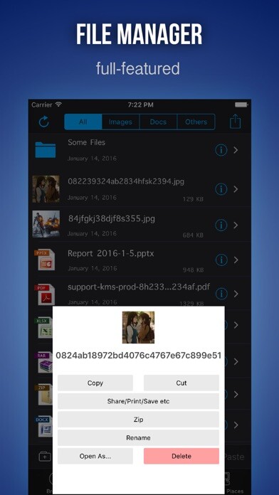 Emulate iPhone app File Browser & Manager Pro for Web and Cloud using MyAndroid Emulate iPhone app File Browser & Manager Pro for Web and Cloud using MyAndroid