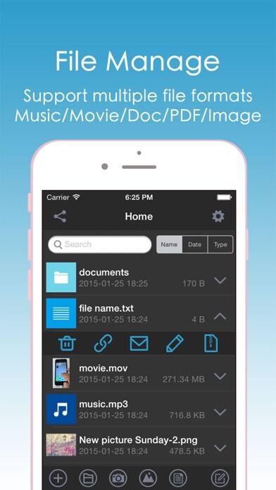 Emulate iPhone app File Explorer-Vedio Manager,Photo Manager,File Browser using MyAndroid