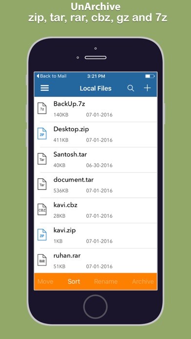 Emulate iPhone app File Extractor - zip rar tar gz 7z using MyAndroid Emulate iPhone app File Extractor - zip rar tar gz 7z using MyAndroid