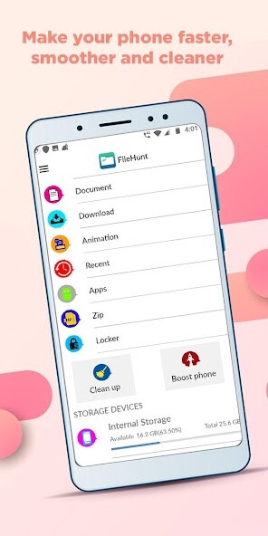 Run android online APK File Hunt - File Explorer  Organiser from MyAndroid or emulate File Hunt - File Explorer  Organiser using MyAndroid