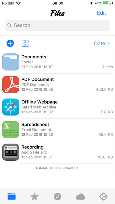 Emulate iPhone app File Manager & Browser using MyAndroid