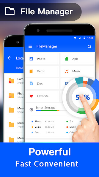 Run android online APK File Manager  Clean Booster from MyAndroid or emulate File Manager  Clean Booster using MyAndroid