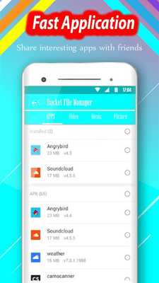 Emulate Android APK File Manager Cleaner  Transfer