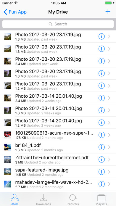 Emulate iPhone app File Manager for Cloud Drives using MyAndroid Emulate iPhone app File Manager for Cloud Drives using MyAndroid
