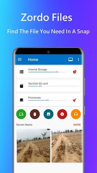 Run android online APK File Manager - Zordo Files from MyAndroid or emulate File Manager - Zordo Files using MyAndroid