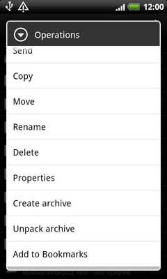 Emulate Android APK fileman Archiver