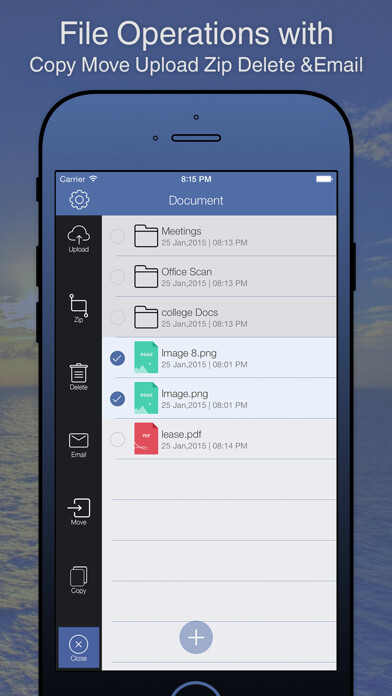Emulate iPhone app File Mini : File Manager using MyAndroid Emulate iPhone app File Mini : File Manager using MyAndroid
