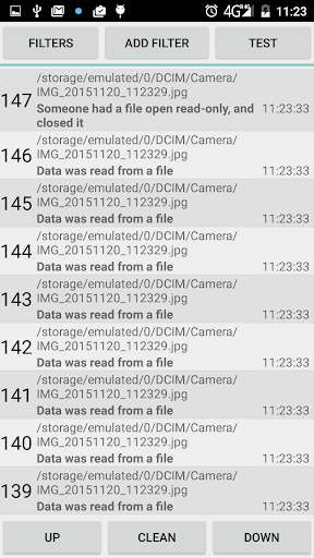 Run android online APK File observer from MyAndroid or emulate File observer using MyAndroid