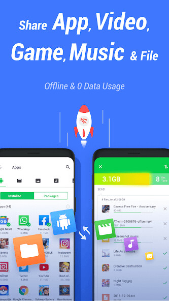 Run android online APK File Sharing - InShare from MyAndroid or emulate File Sharing - InShare using MyAndroid