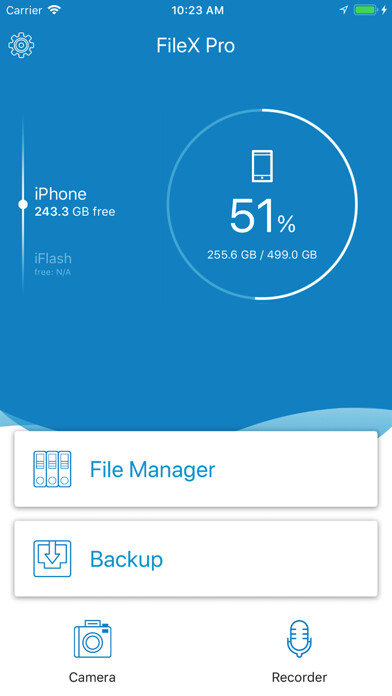 Emulate iPhone app FileX Pro using MyAndroid