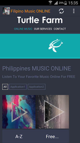 Run android online APK Filipino Music ONLINE from MyAndroid or emulate Filipino Music ONLINE using MyAndroid