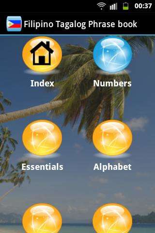 Emulate Android APK Filipino Tagalog Phrasebook