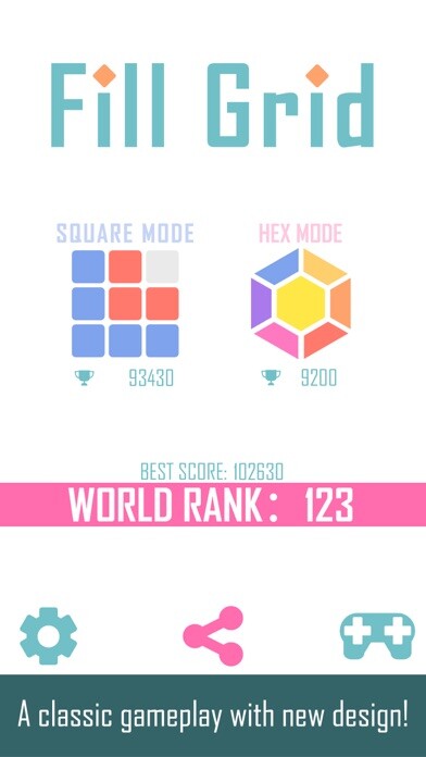 Emulate iPhone app Fill Grid Square & Hexagon blocks fever hex puzzle using MyAndroid Emulate iPhone app Fill Grid Square & Hexagon blocks fever hex puzzle using MyAndroid