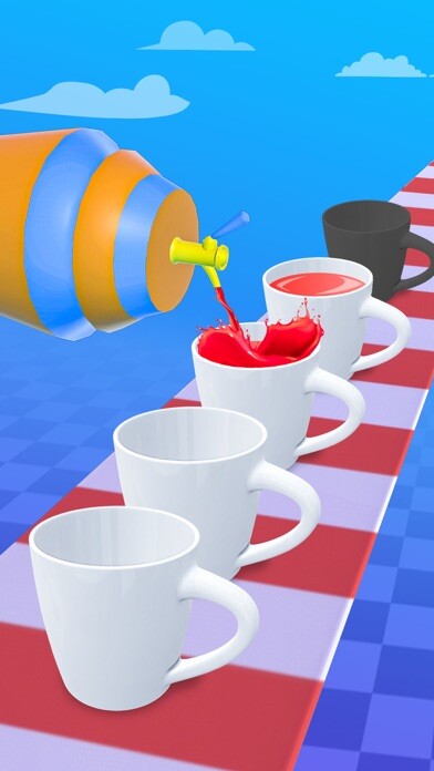 Emulate iPhone app Fill Hyper Cup Coffee 3D DIY using MyAndroid