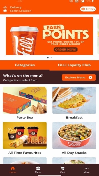 Emulate iPhone app FiLLi Cafe UAE using MyAndroid Emulate iPhone app FiLLi Cafe UAE using MyAndroid