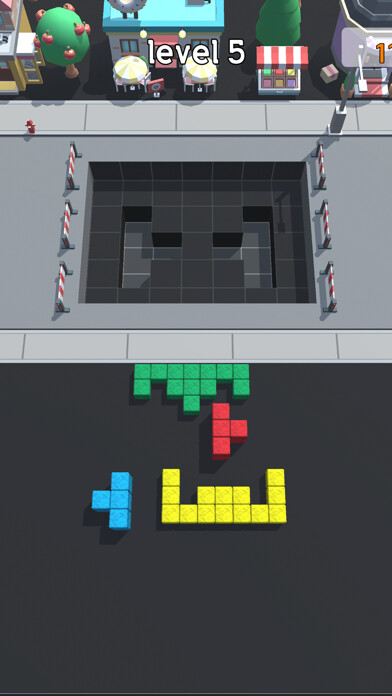 Emulate iPhone app Fill the Hole 3D using MyAndroid