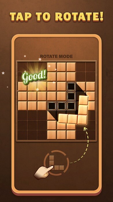 Emulate iPhone app Fill Wooden Block Puzzle 8x8 using MyAndroid