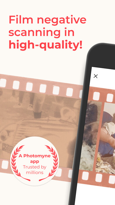 Emulate iPhone app FilmBox by Photomyne using MyAndroid