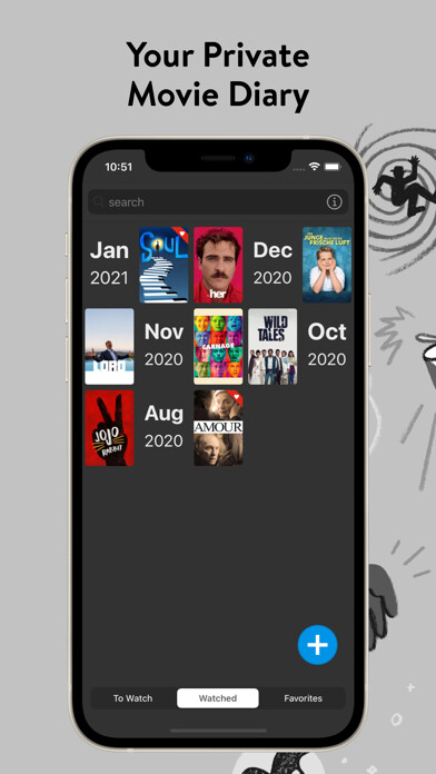 Emulate iPhone app Filmlog using MyAndroid