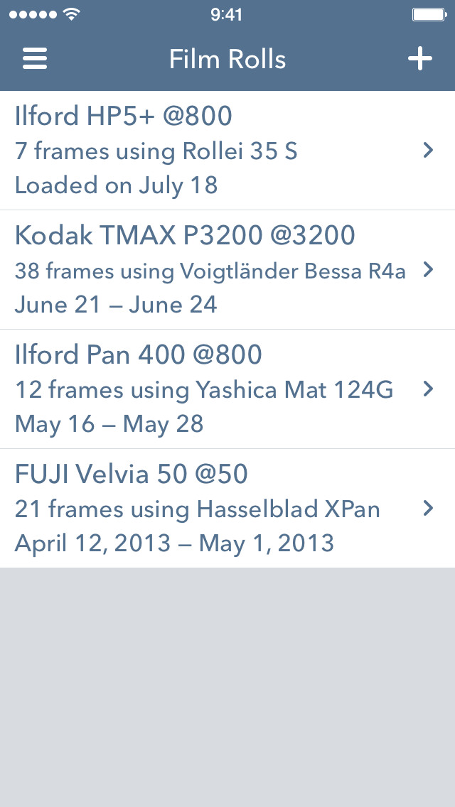 Emulate iPhone app Film Rolls – App for Film Photographers using MyAndroid Emulate iPhone app Film Rolls – App for Film Photographers using MyAndroid