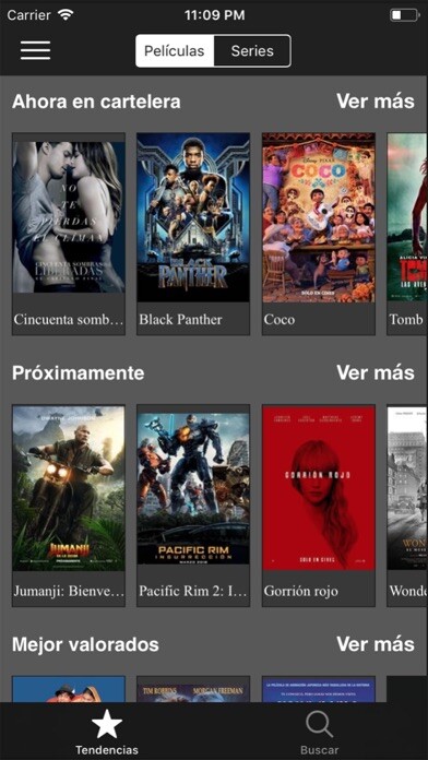 Emulate iPhone app Films Board using MyAndroid