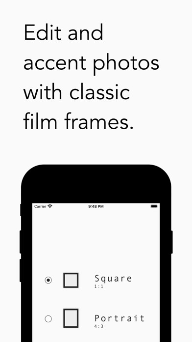 Emulate iPhone app Film Strip Frame using MyAndroid