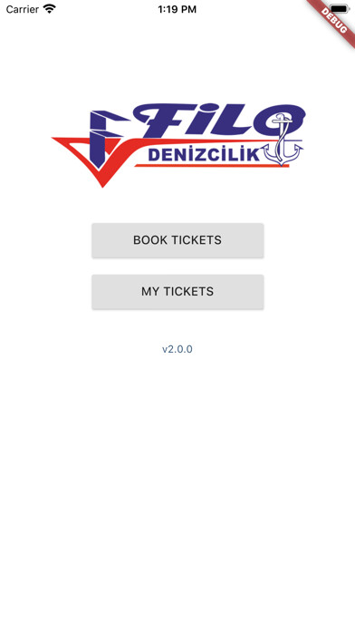 Emulate iPhone app Filo Denizcilik using MyAndroid
