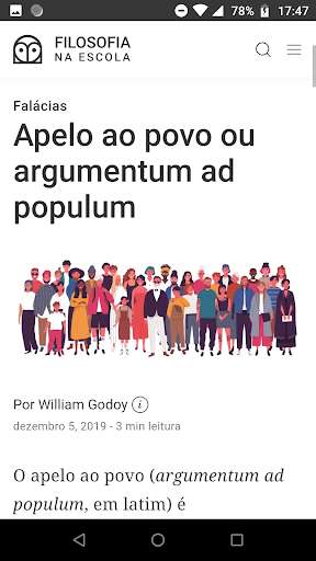 Run android online APK Filosofia na Escola from MyAndroid or emulate Filosofia na Escola using MyAndroid