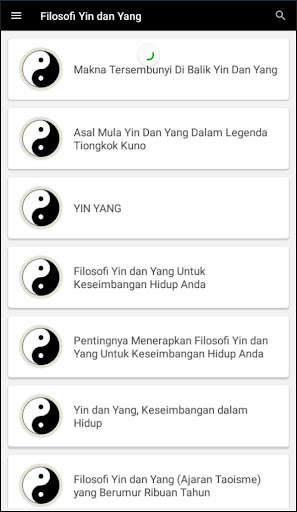 Run android online APK Filosofi Yin dan Yang from MyAndroid or emulate Filosofi Yin dan Yang using MyAndroid