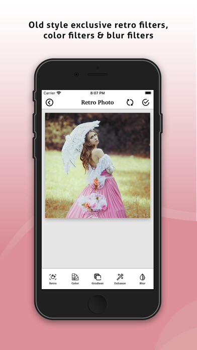 Emulate iPhone app FilterCam - Retro Effects using MyAndroid